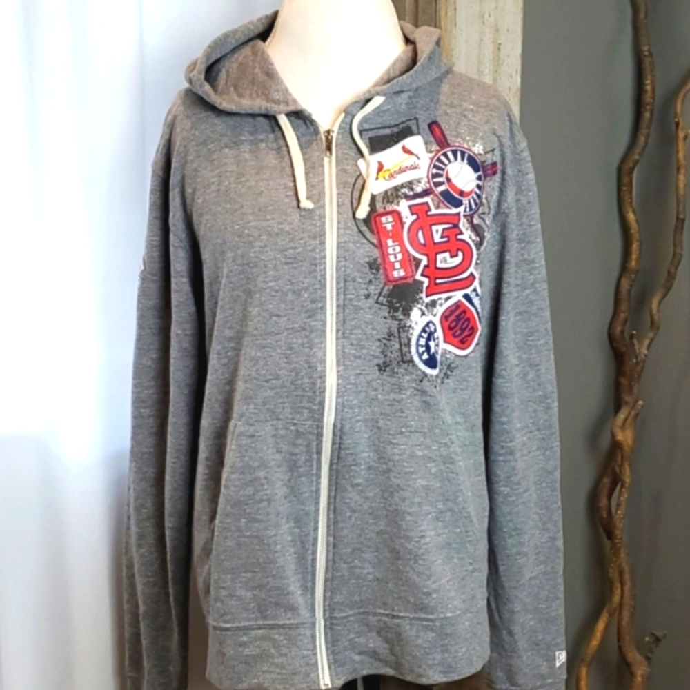 St. Louis Cardinals  hooded zipper jacket in a size Medium